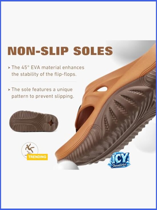 Orthopedic Footbed Flip Flops Fabric Toe Post Beach Sandals Size 7-15